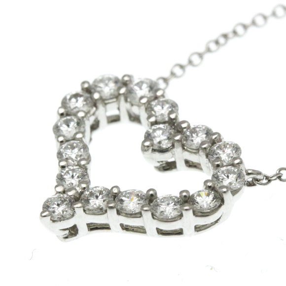 Tiffany Sentimental Heart Necklace Platinum Diamond Men,Women Fashion Pendant... - Picture 7 of 12